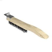 3 Row Wire Brush with Scraper